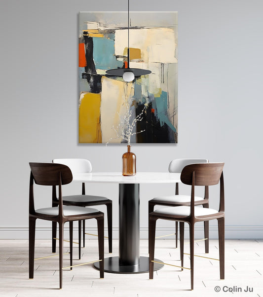 Large Modern Canvas Paintings, Heavy Texture Paintings, Large Original Wall Art Painting for Bedroom, Acrylic Paintings on Canvas-Paintingforhome