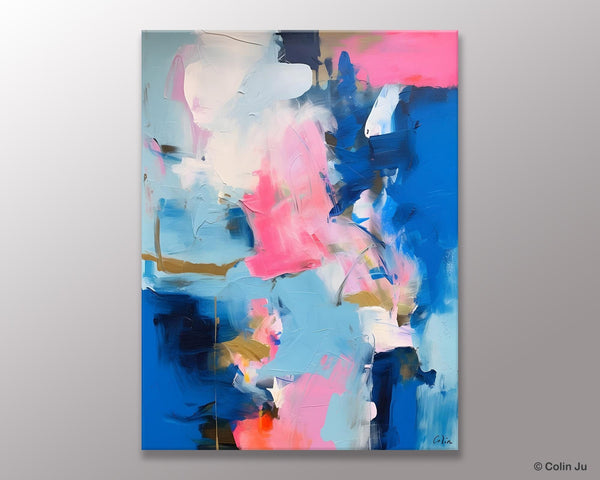 Large Abstract Painting for Bedroom, Oversized Canvas Wall Art Paintings, Original Modern Artwork, Contemporary Acrylic Painting on Canvas-Paintingforhome