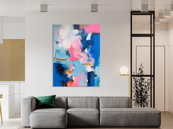 Large Abstract Painting for Bedroom, Oversized Canvas Wall Art Paintings, Original Modern Artwork, Contemporary Acrylic Painting on Canvas-Paintingforhome