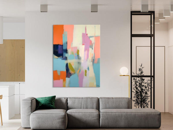 Large Modern Canvas Art for Bedroom, Original Wall Art Paintings, Large Paintings for Sale, Hand Painted Canvas Art, Acrylic Art on Canvas-Paintingforhome