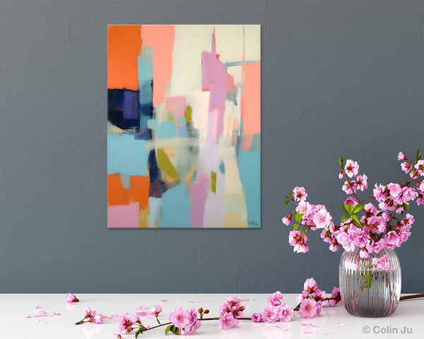 Large Modern Canvas Art for Bedroom, Original Wall Art Paintings, Large Paintings for Sale, Hand Painted Canvas Art, Acrylic Art on Canvas-Paintingforhome