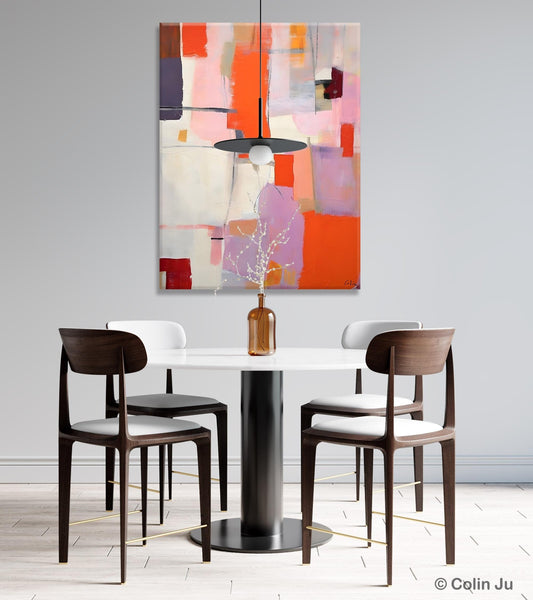 Large Modern Canvas Art for Dining Room, Simple Abstract Art, Large Original Wall Art Painting for Bedroom, Acrylic Paintings on Canvas-Paintingforhome
