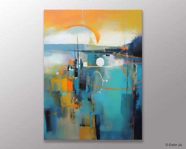 Extra Large Modern Canvas Art for Bedroom, Original Art Paintings, Large Paintings for Sale, Hand Painted Canvas Art, Acrylic Art on Canvas-Paintingforhome