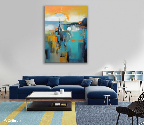 Extra Large Modern Canvas Art for Bedroom, Original Art Paintings, Large Paintings for Sale, Hand Painted Canvas Art, Acrylic Art on Canvas-Paintingforhome