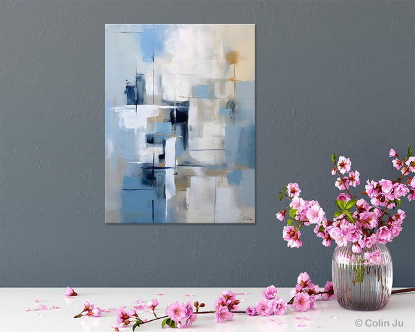 Hand Painted Acrylic Painting on Canvas, Large Modern Canvas Art, Original Abstract Art Paintings, Large Wall Art Painting for Dining Room-Paintingforhome