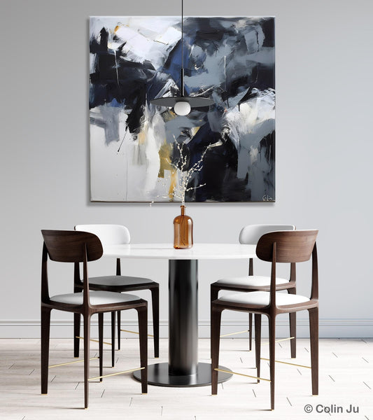 Simple Modern Acrylic Art, Modern Original Abstract Art, Large Abstract Art for Bedroom, Canvas Paintings for Sale, Contemporary Canvas Art-Paintingforhome