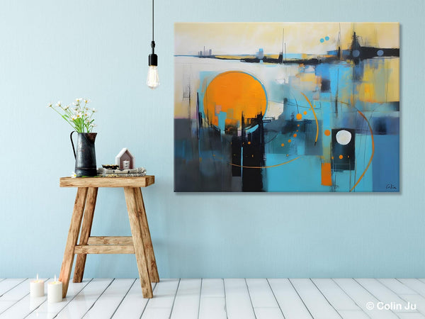 Oversized Canvas Wall Art Paintings, Original Modern Artwork, Large Abstract Painting for Bedroom, Contemporary Acrylic Painting on Canvas