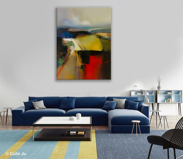 Oversized Abstract Wall Art Paintings, Large Wall Paintings for Bedroom, Contemporary Abstract Paintings on Canvas, Original Abstract Art-Paintingforhome