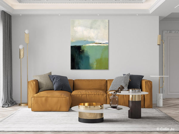 Simple Modern Wall Art, Oversized Contemporary Acrylic Paintings, Original Abstract Paintings, Extra Large Canvas Painting for Living Room-Paintingforhome