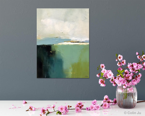 Simple Modern Wall Art, Oversized Contemporary Acrylic Paintings, Original Abstract Paintings, Extra Large Canvas Painting for Living Room-Paintingforhome