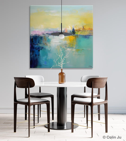 Modern Canvas Paintings, Contemporary Canvas Art, Original Modern Wall Art, Modern Acrylic Artwork, Large Abstract Painting for Bedroom-Paintingforhome