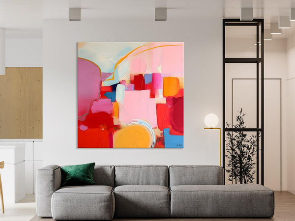 Large Abstract Art for Bedroom, Original Abstract Wall Art, Modern Canvas Paintings, Simple Modern Acrylic Artwork, Contemporary Canvas Art-Paintingforhome