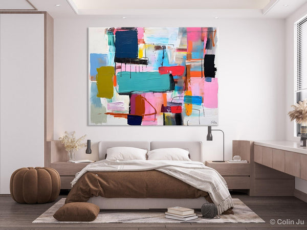 Original Abstract Art Paintings, Hand Painted Canvas Art, Acrylic Painting on Canvas, Large Canvas Art for Sale, Large Painting for Bedroom-Paintingforhome