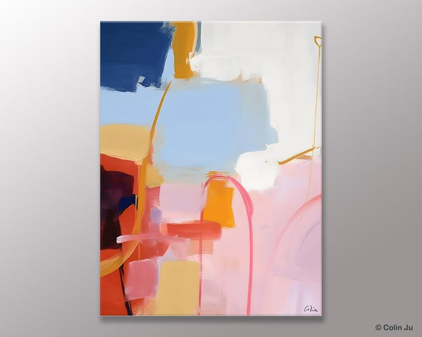 Contemporary Acrylic Painting on Canvas, Large Wall Art Painting for Bedroom, Original Canvas Art, Oversized Modern Abstract Wall Paintings-Paintingforhome