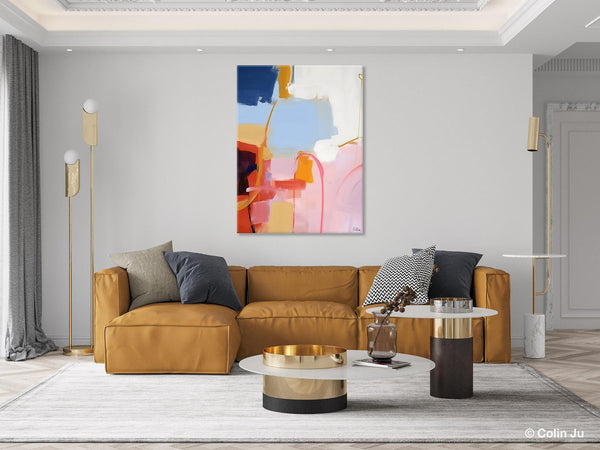 Contemporary Acrylic Painting on Canvas, Large Wall Art Painting for Bedroom, Original Canvas Art, Oversized Modern Abstract Wall Paintings-Paintingforhome