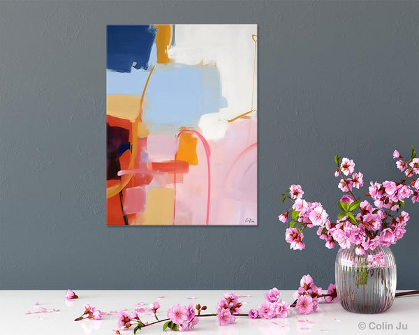 Contemporary Acrylic Painting on Canvas, Large Wall Art Painting for Bedroom, Original Canvas Art, Oversized Modern Abstract Wall Paintings-Paintingforhome