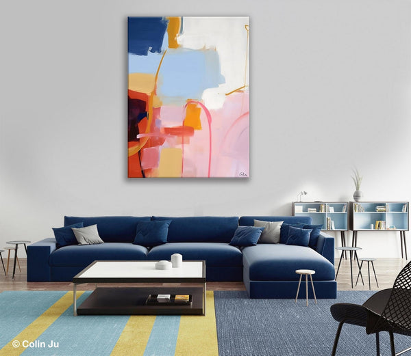 Contemporary Acrylic Painting on Canvas, Large Wall Art Painting for Bedroom, Original Canvas Art, Oversized Modern Abstract Wall Paintings-Paintingforhome