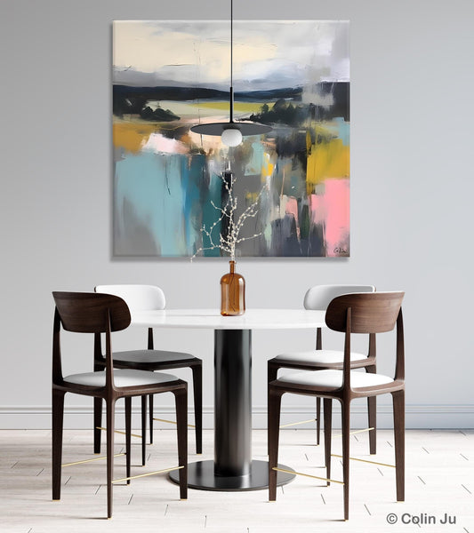 Contemporary Canvas Art, Original Modern Wall Art, Modern Acrylic Artwork, Modern Canvas Paintings, Large Abstract Painting for Bedroom-Paintingforhome