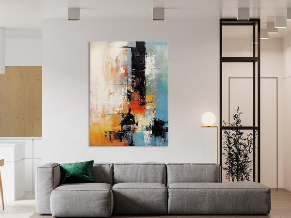 Contemporary Wall Art Paintings, Hand Painted Canvas Art, Original Abstract Art, Modern Acrylic Paintings, Large Paintings for Living Room-Paintingforhome
