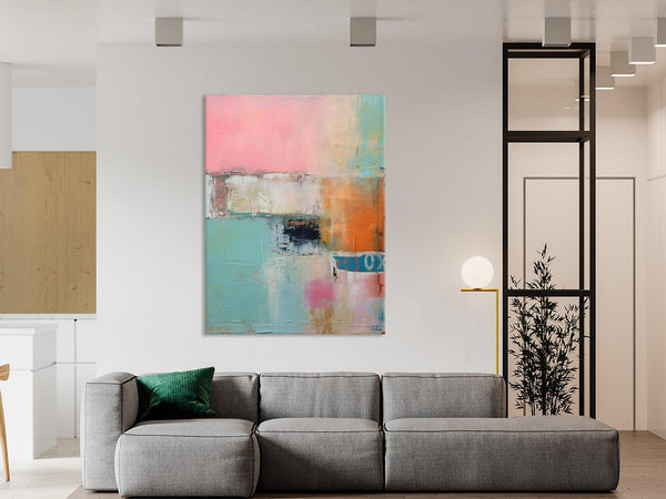 Canvas Paintings for Dining Room, Oversized Modern Wall Art, Acrylic Painting on Canvas, Contemporary Paintings, Original Abstract Paintings-Paintingforhome