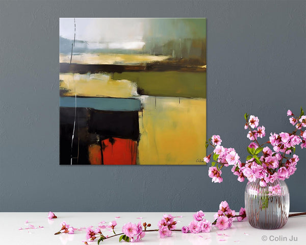 Large Abstract Painting for Bedroom, Original Modern Wall Art Paintings, Modern Acrylic Paintings, Huge Contemporary Canvas Paintings-Paintingforhome