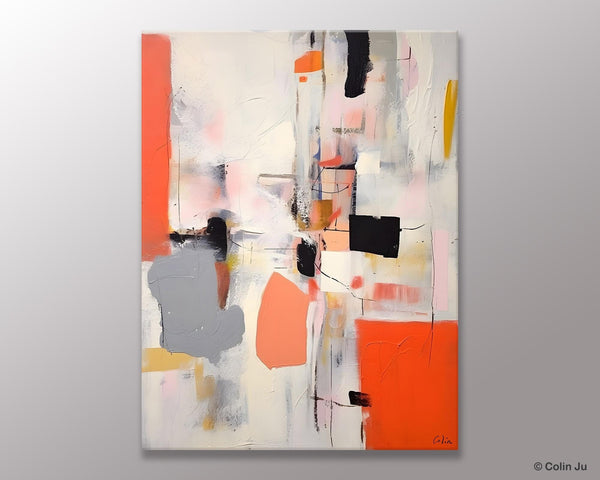 Acrylic Painting on Canvas, Contemporary Painting, Canvas Paintings for Dining Room, Extra Large Modern Wall Art, Original Abstract Painting-Paintingforhome