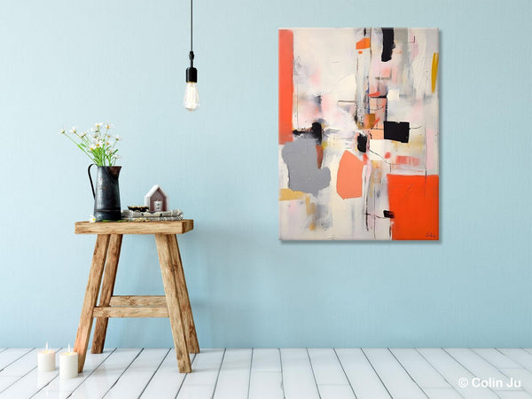 Acrylic Painting on Canvas, Contemporary Painting, Canvas Paintings for Dining Room, Extra Large Modern Wall Art, Original Abstract Painting-Paintingforhome