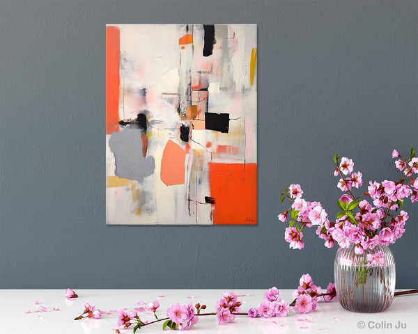 Acrylic Painting on Canvas, Contemporary Painting, Canvas Paintings for Dining Room, Extra Large Modern Wall Art, Original Abstract Painting-Paintingforhome