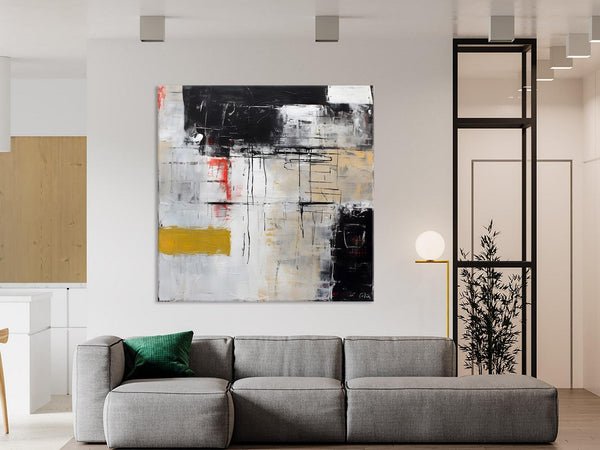 Large Abstract Art for Bedroom, Original Abstract Wall Art, Simple Modern Acrylic Artwork, Modern Canvas Paintings, Contemporary Canvas Art-Paintingforhome