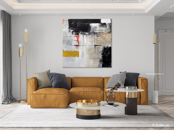 Large Abstract Art for Bedroom, Original Abstract Wall Art, Simple Modern Acrylic Artwork, Modern Canvas Paintings, Contemporary Canvas Art-Paintingforhome