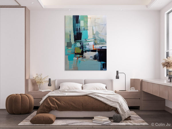 Original Abstract Art, Large Wall Art Painting for Dining Room, Large Modern Canvas Wall Paintings, Hand Painted Acrylic Painting on Canvas-Paintingforhome
