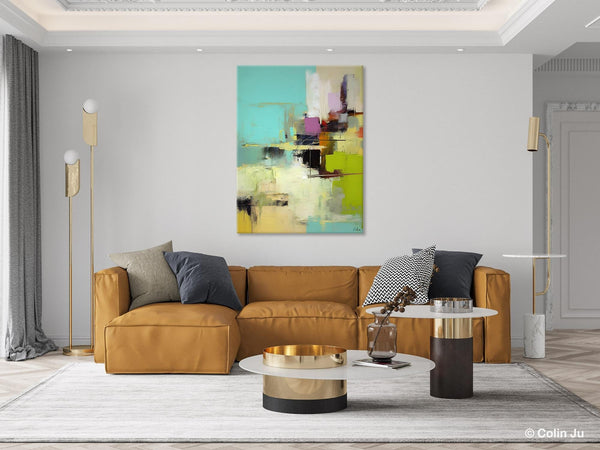 Contemporary Wall Art Paintings, Extra Large Original Art, Abstract Landscape Artwork, Landscape Painting on Canvas, Hand Painted Canvas Art-Paintingforhome
