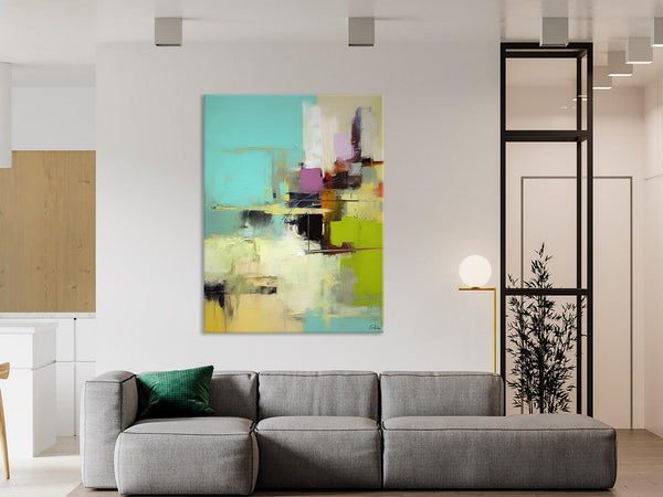 Contemporary Wall Art Paintings, Extra Large Original Art, Abstract Landscape Artwork, Landscape Painting on Canvas, Hand Painted Canvas Art-Paintingforhome