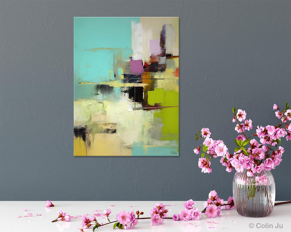 Contemporary Wall Art Paintings, Extra Large Original Art, Abstract Landscape Artwork, Landscape Painting on Canvas, Hand Painted Canvas Art-Paintingforhome