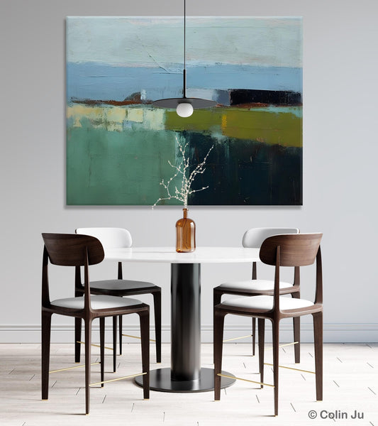 Landscape Acrylic Paintings, Landscape Abstract Painting, Modern Wall Art for Living Room, Original Abstract Art, Acrylic Painting on Canvas-Paintingforhome