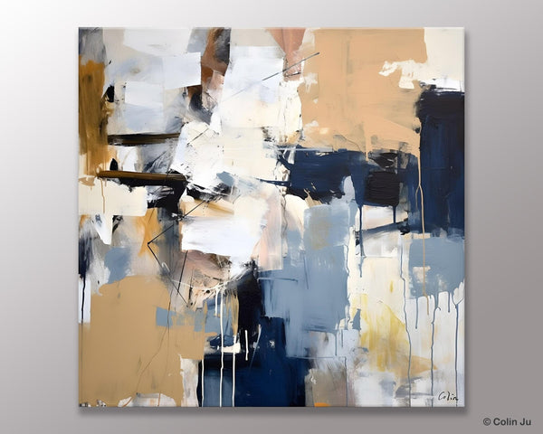 Large Wall Art for Bedroom, Abstract Modern Acrylic Art, Canvas Paintings for Sale, Modern Original Abstract Art, Contemporary Canvas Art-Paintingforhome