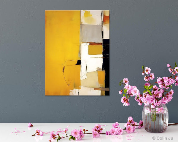 Original Canvas Artwork, Large Wall Art Painting for Dining Room, Oversized Abstract Art Paintings, Contemporary Acrylic Painting on Canvas-Paintingforhome