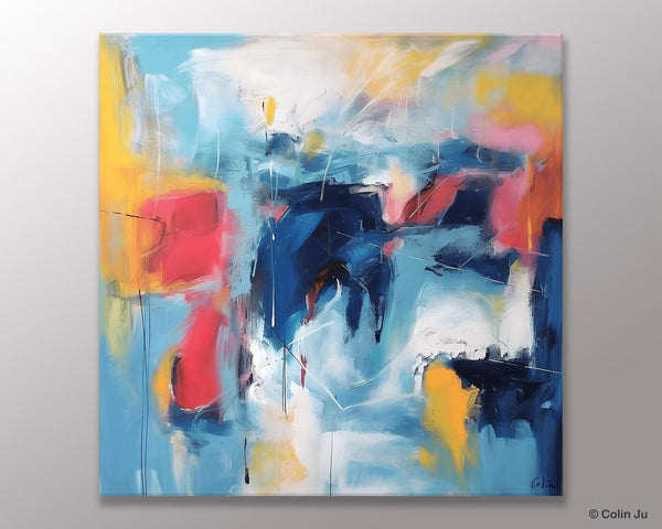 Abstract Paintings for Bedroom, Original Modern Paintings, Large Contemporary Canvas Art, Modern Acrylic Artwork, Buy Art Paintings Online-Paintingforhome