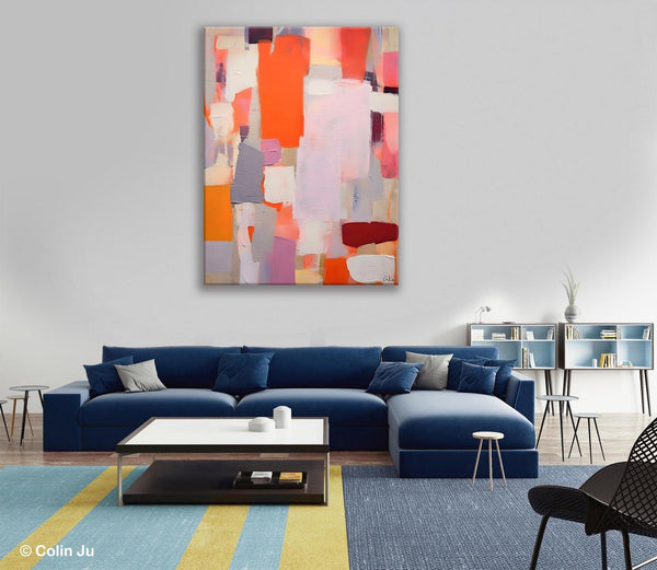 Abstract Wall Paintings, Heavy Texture Canvas Art, Large Contemporary Wall Art, Extra Large Paintings for Bedroom, Original Modern Painting-Paintingforhome