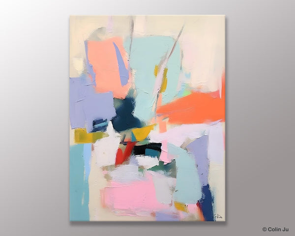 Original Artowrk, Abstract Wall Paintings, Hand Painted Canvas Art, Extra Large Paintings for Dining Room, Contemporary Wall Art Paintings-Paintingforhome
