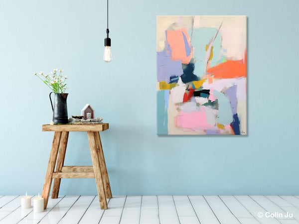 Original Artowrk, Abstract Wall Paintings, Hand Painted Canvas Art, Extra Large Paintings for Dining Room, Contemporary Wall Art Paintings-Paintingforhome