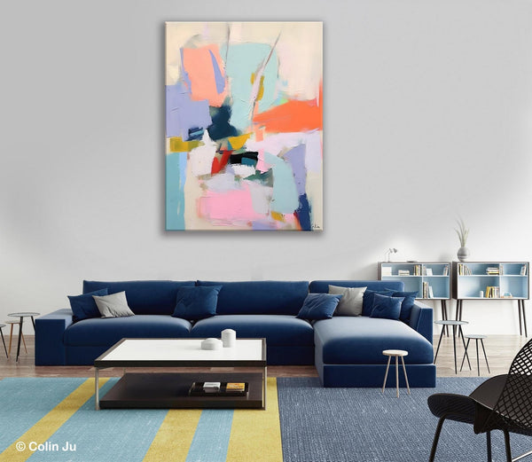 Original Artowrk, Abstract Wall Paintings, Hand Painted Canvas Art, Extra Large Paintings for Dining Room, Contemporary Wall Art Paintings-Paintingforhome