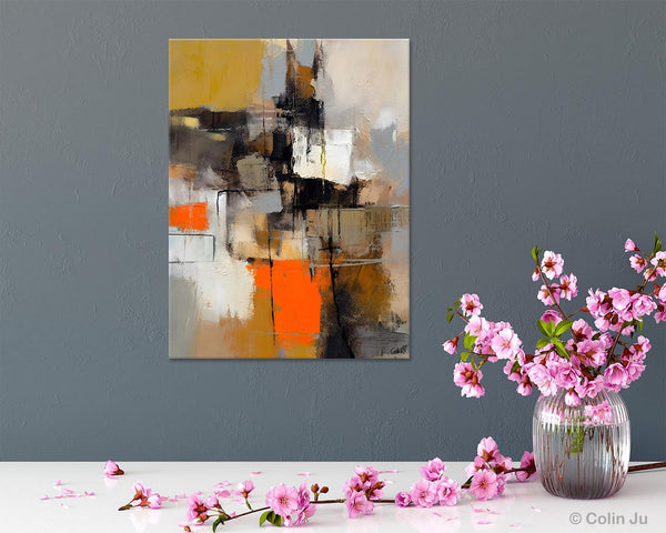 Acrylic Painting on Canvas, Modern Paintings, Extra Large Paintings for Dining Room, Large Contemporary Wall Art, Original Abstract Painting-Paintingforhome