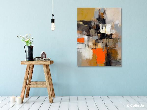 Acrylic Painting on Canvas, Modern Paintings, Extra Large Paintings for Dining Room, Large Contemporary Wall Art, Original Abstract Painting-Paintingforhome