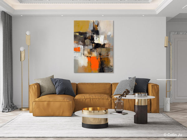 Acrylic Painting on Canvas, Modern Paintings, Extra Large Paintings for Dining Room, Large Contemporary Wall Art, Original Abstract Painting-Paintingforhome