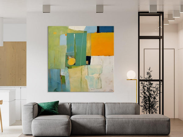 Original Modern Wall Paintings, Contemporary Canvas Art, Abstract Painting for Bedroom, Modern Acrylic Artwork, Heavy Texture Canavas Art-Paintingforhome