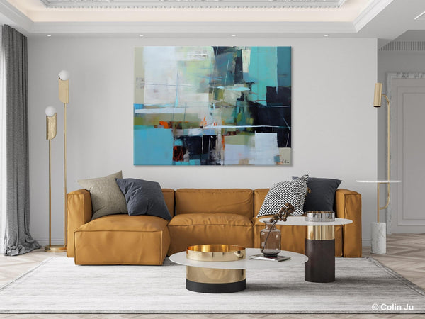 Extra Large Canvas Paintings, Original Abstract Painting, Modern Wall Art Ideas for Living Room, Impasto Art, Contemporary Acrylic Paintings-Paintingforhome