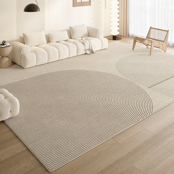 Soft Bedroom Floor Rugs, Extra Large Modern Rugs for Living Room, Oversized Modern Rug for Living Room, Geometric Contemporary Rugs for Dining Room-Paintingforhome