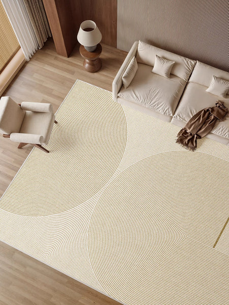 Modern Rugs for Bedroom, Dining Room Floor Rug, Extra Large Floor Rugs for Living Room, Bedroom Large Geometric Contemporary Rugs-Paintingforhome