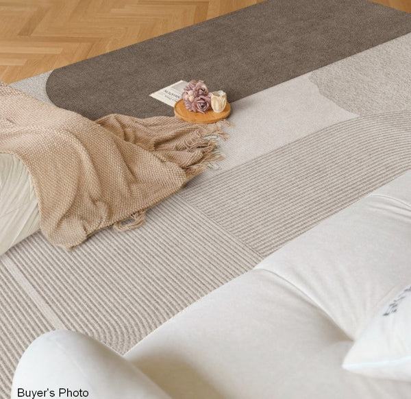 Living Room Contemporary Modern Rugs, Extra Large Abstract Geometric Modern Rugs, Bedroom Modern Rugs, Modern Rugs for Dining Room-Paintingforhome